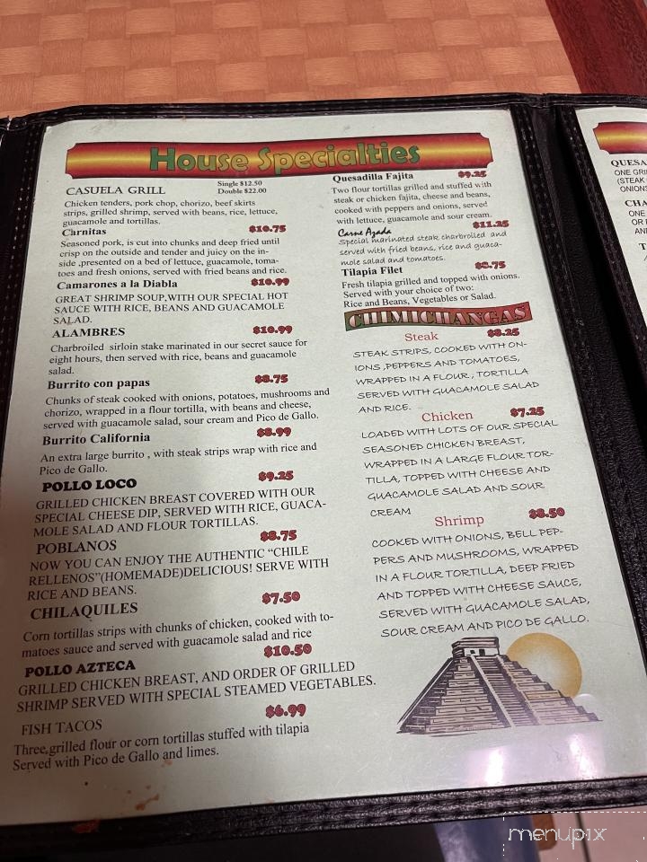 San Antonios - Fyffe, AL menu_pic