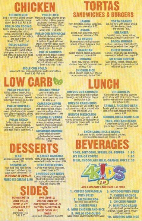 Rosa's Place - Jasper, TN menu_pic