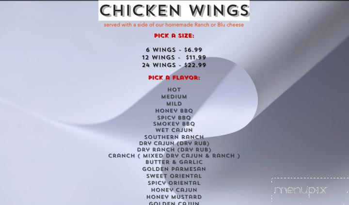 Vinnie's Pizzeria - Findley Lake, NY menu_pic