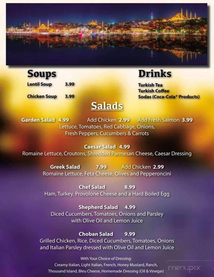 Kebab House Turkish Restaurant - Newport News, VA menu_pic