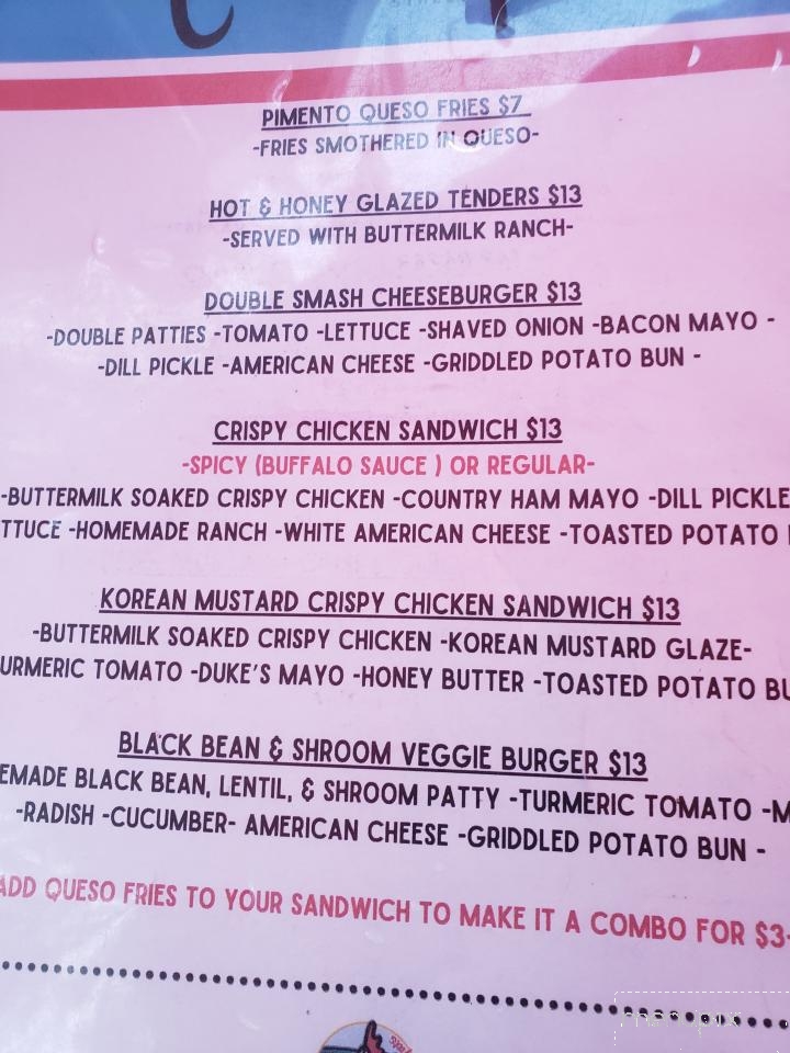Chicken Fats - Johns Island, SC menu_pic