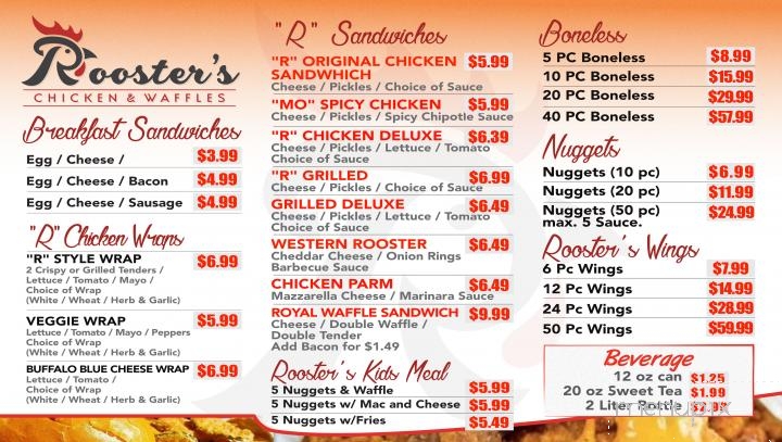 Rooster's Chicken & Waffles - Wethersfield, CT