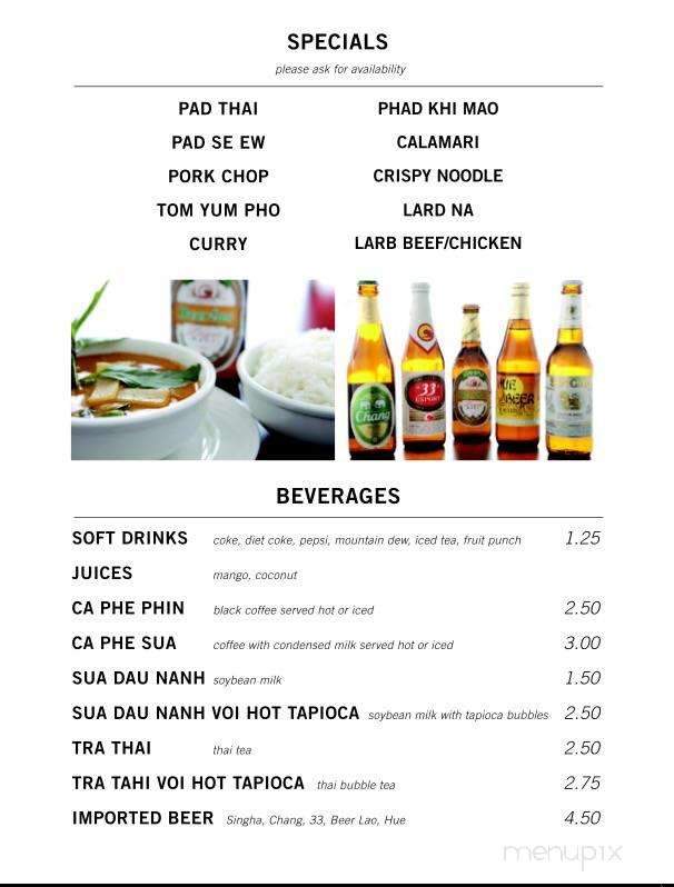 Indochine Cafe - Columbus, OH menu_pic