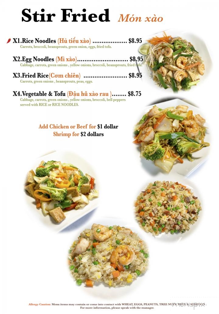 Pho Keizer - Keizer, OR menu_pic