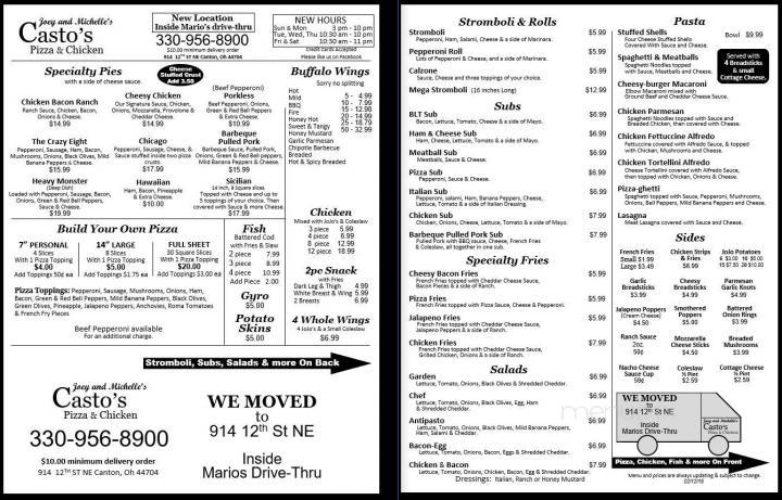 Casto's Pizza - Canton, OH