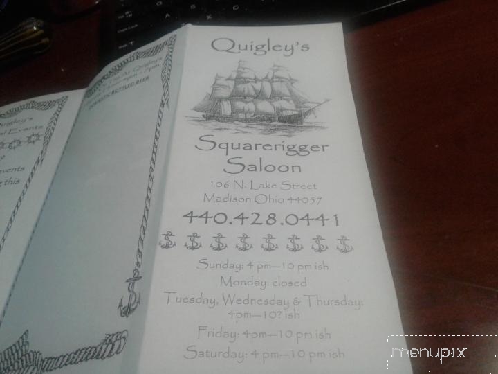 Quigley's Squarerigger Saloon - Madison, OH