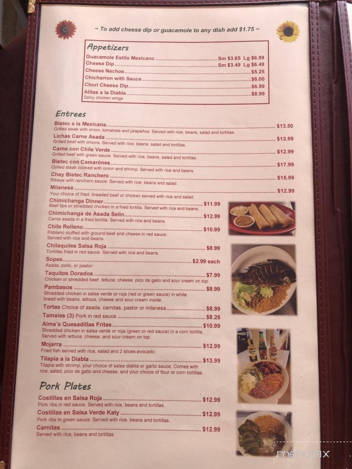 Los Michoacanos Garcia’s - Springfield, MO menu_pic
