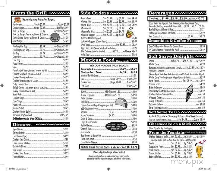 Anchor Inn - Delavan, WI menu_pic