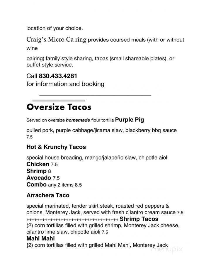 Guero's Backyard - Seguin, TX menu_pic