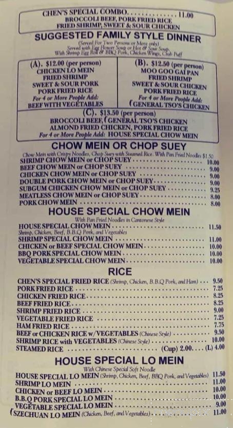 Chen's Chinese Restaurant - Hermiston, OR