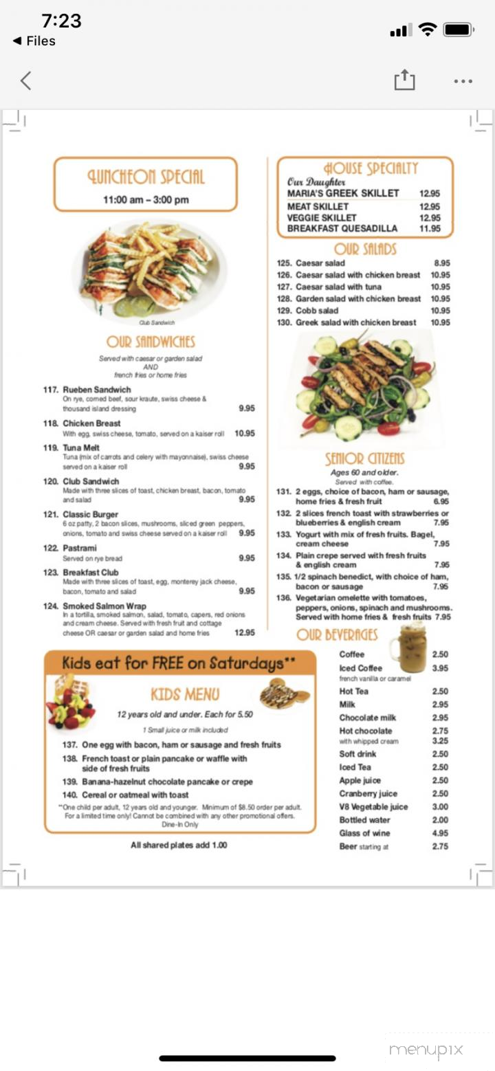 Proino Breakfast & Lunch - Clearwater, FL menu_pic