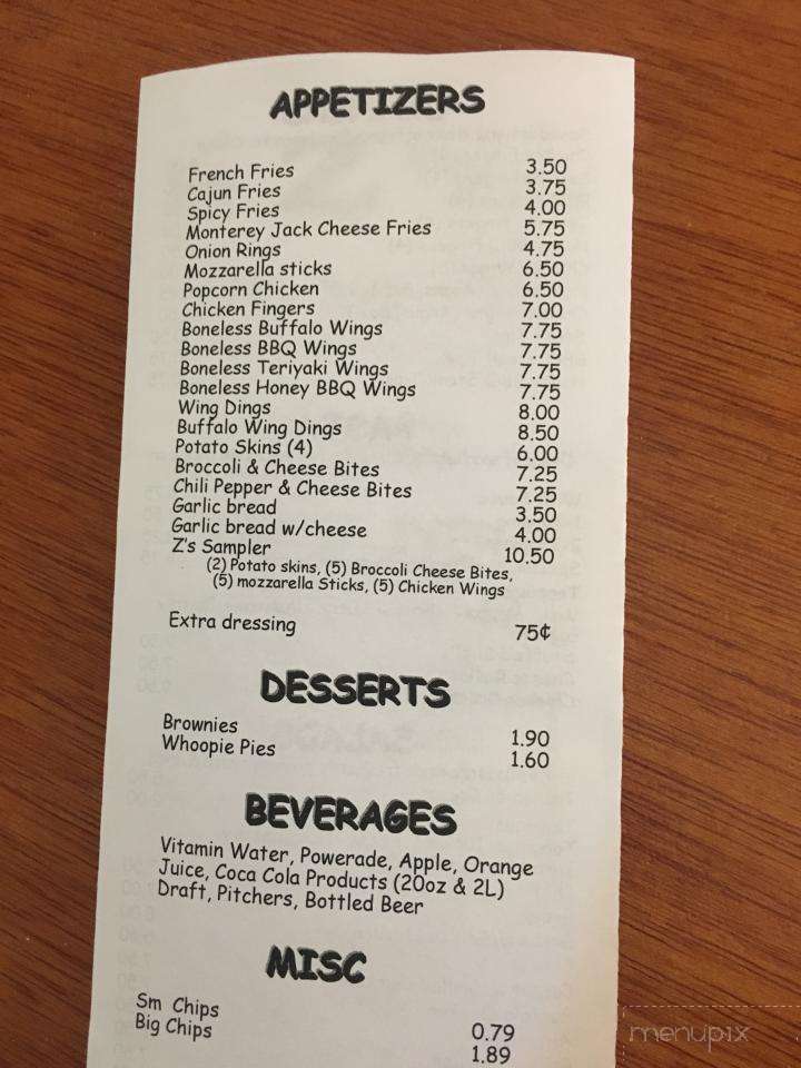 Mr Z's Pizza - Clinton, MA
