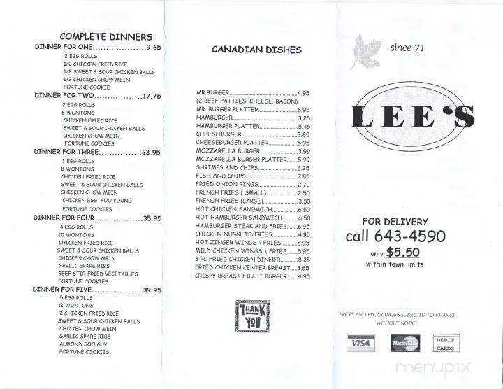 Lee's Snack & Confectionery - Stephenville, NL