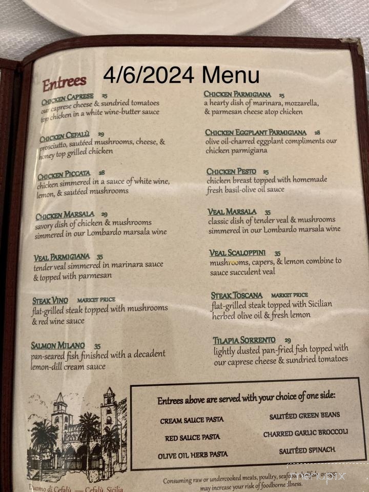 Vinny's Taste Of Italy - Chester, SC menu_pic