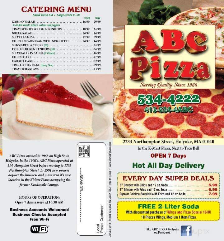 ABC Pizza - Holyoke, MA