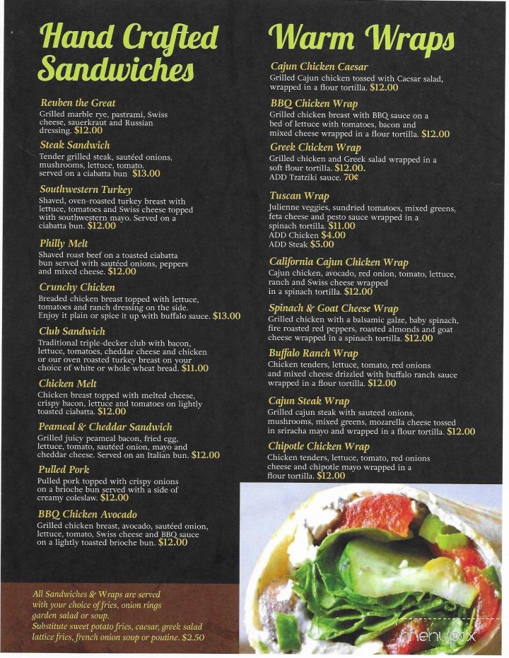 That's My Spot - Bowmanville, ON menu_pic