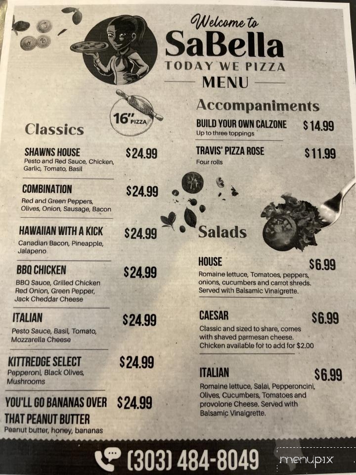 SaBella - Kittredge, CO menu_pic