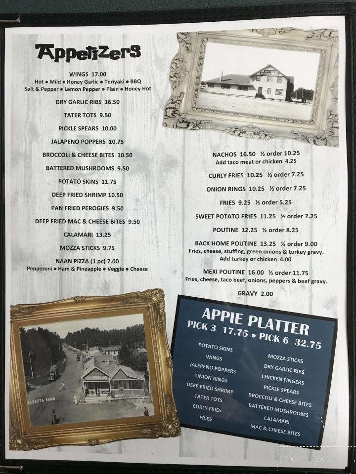 Mamas In the Kitchen - Alberta Beach, AB menu_pic