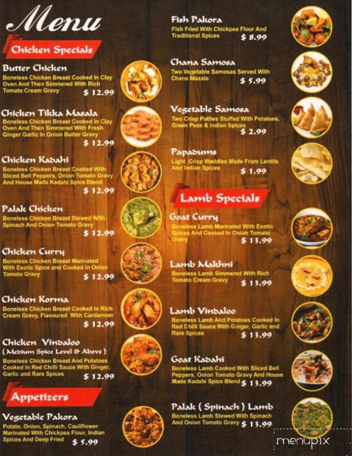 Hill Top Restaurant - Woodstock, NB menu_pic
