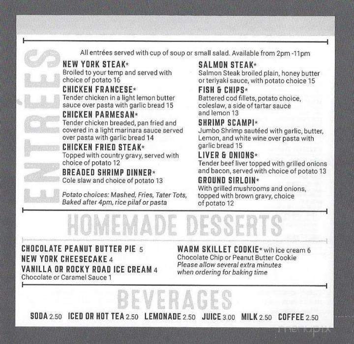 Charlie's Lakeside - Las Vegas, NV menu_pic