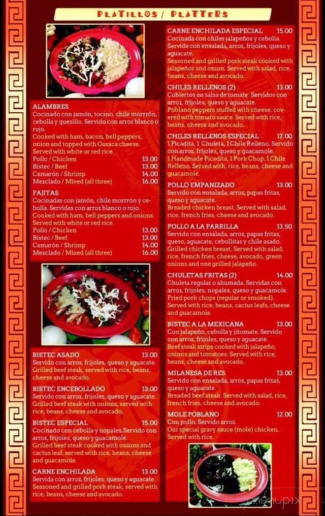 San Lucas Mexican Restaurant - Camden, NJ menu_pic