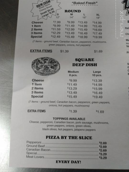Danny's Place - Rockwell, NC menu_pic