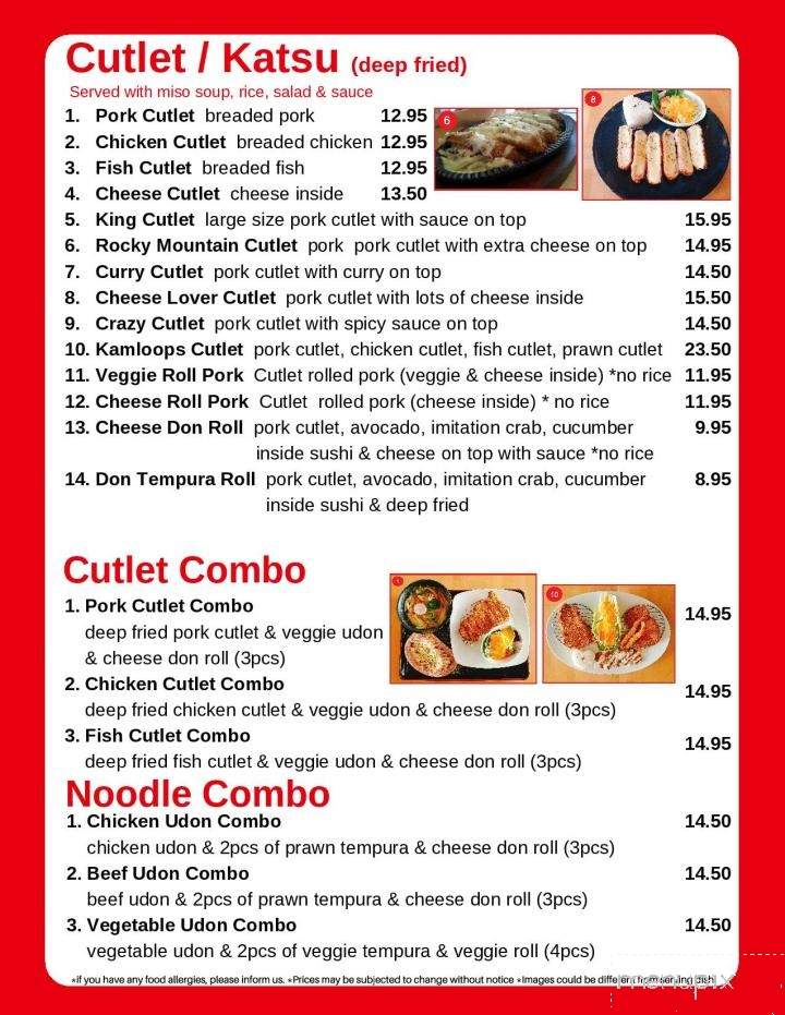 Jacob's Noodle & Cutlet - Kamloops, BC menu_pic
