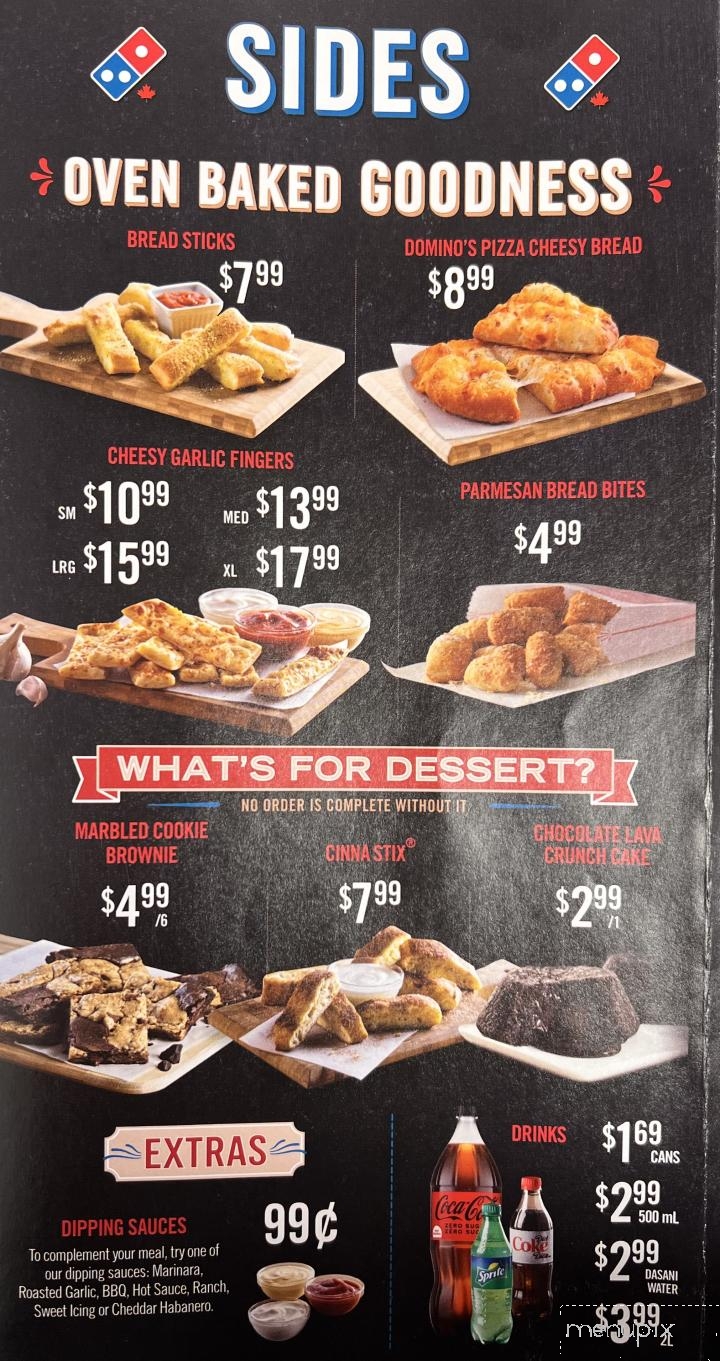 Domino's Pizza - Slave Lake, AB menu_pic