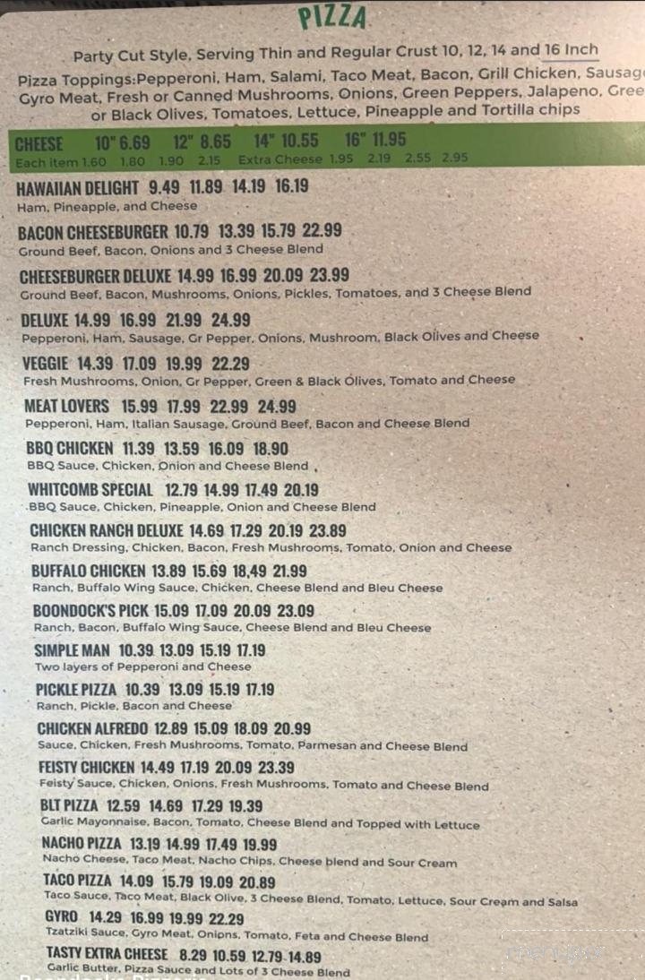 Boondock's Pizzeria - Bellevue, MI menu_pic