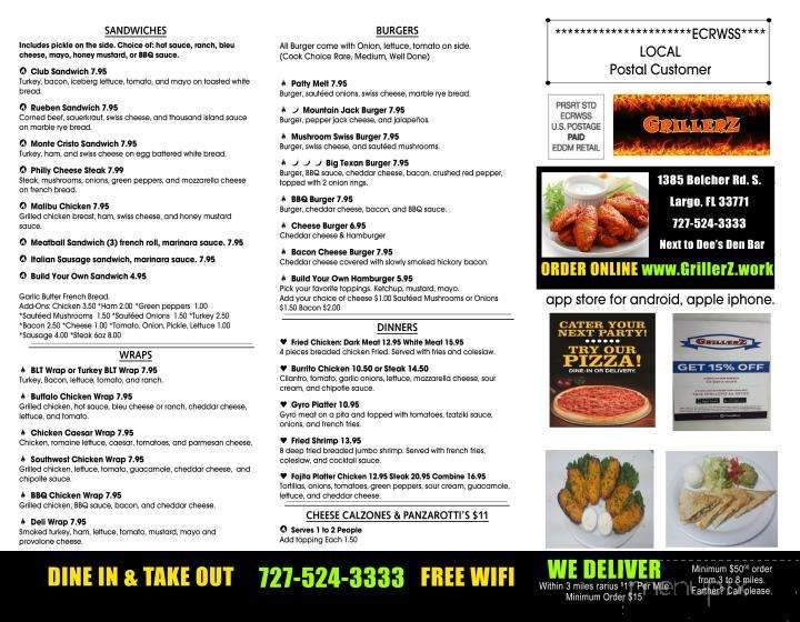 GrillerZ - Largo, FL menu_pic