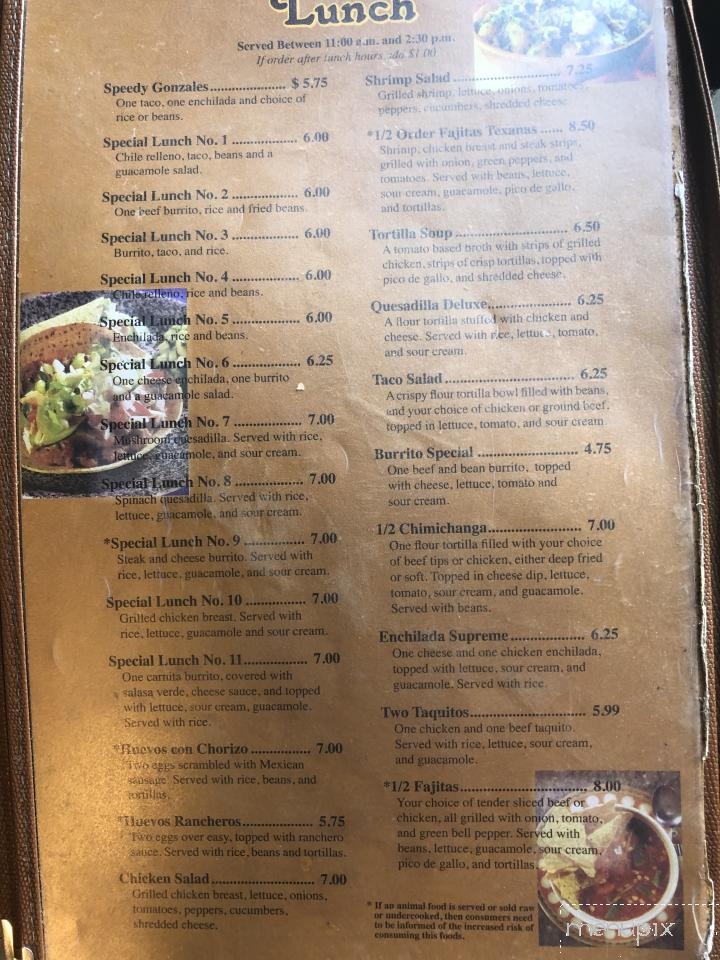 Mi Rancho - Ida Grove, IA menu_pic