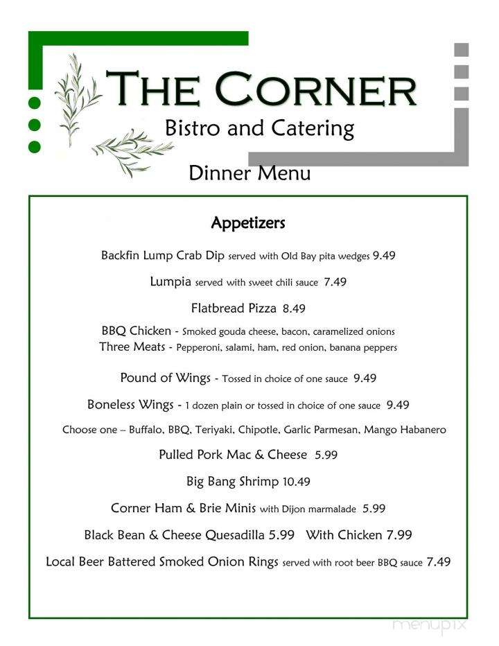 The Corner Bistro & Catering - Poquoson, VA