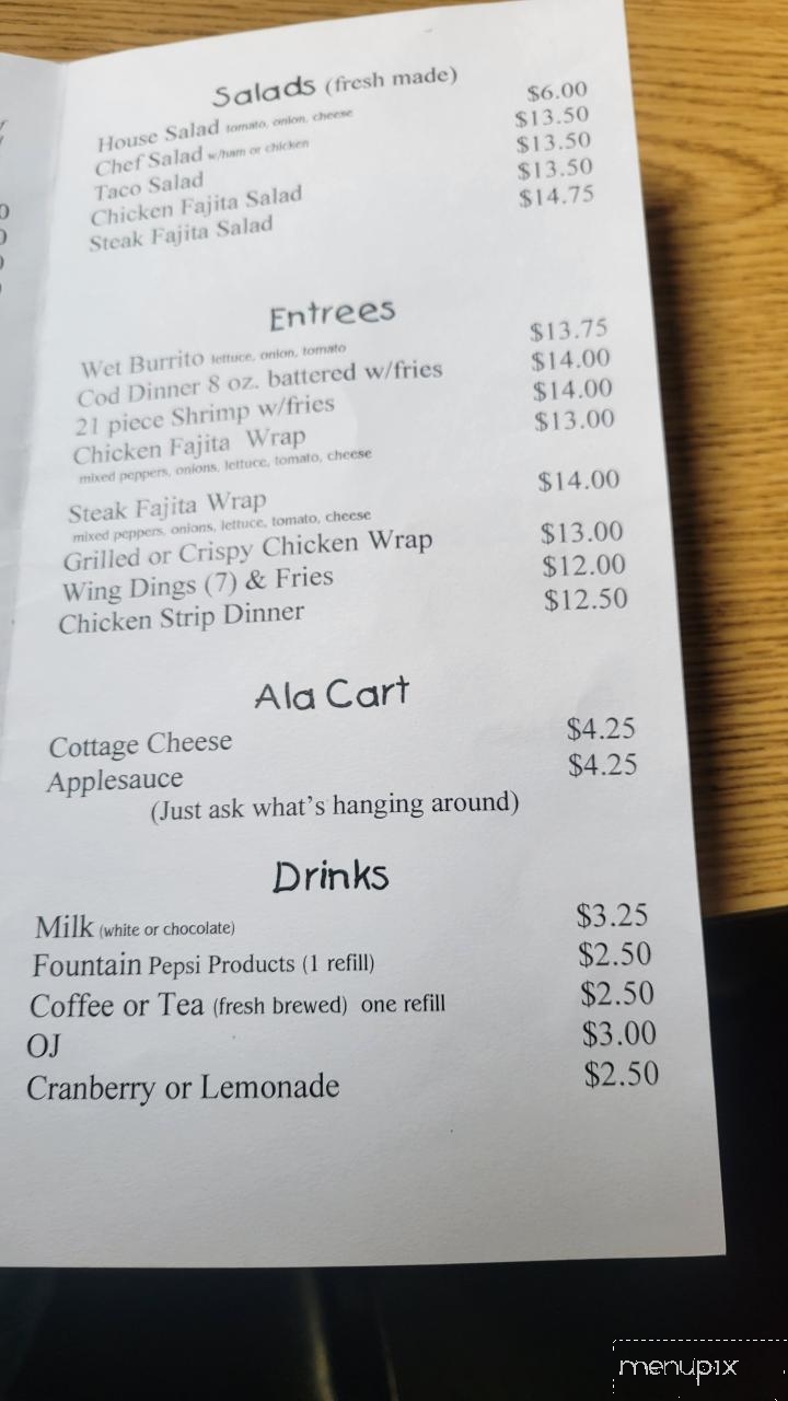 Shamrock Tavern - Freeport, MI menu_pic