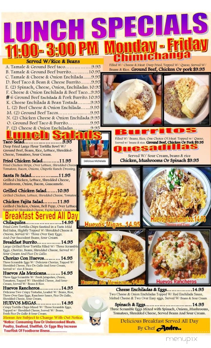 Fiesta Azteca Mexican Restaurant - Raytown, MO menu_pic