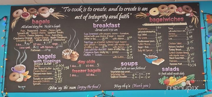Island Bagel Co. - Duncan, BC menu_pic