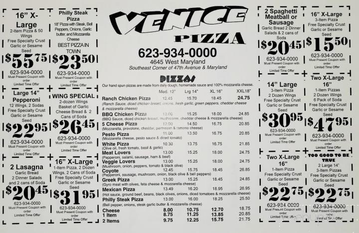 Venice Pizza - Glendale, AZ