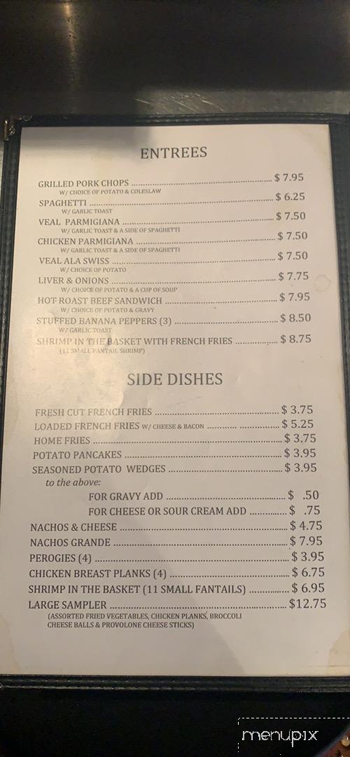 Hoots - Mckeesport, PA menu_pic