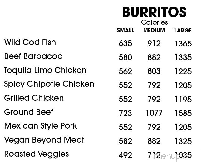 Burrito Guyz - Chatham, ON menu_pic