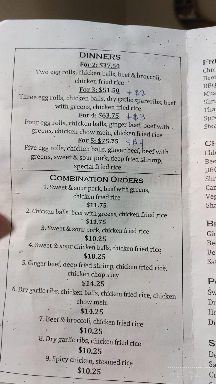 Green House Coffee Shop - Grande Cache, AB menu_pic