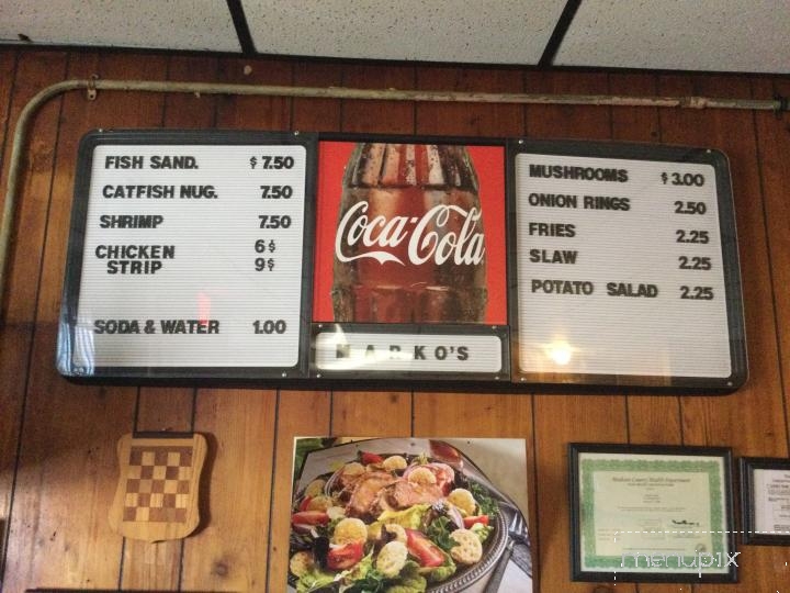 Marko's Fish Restaurant - Madison, IL menu_pic
