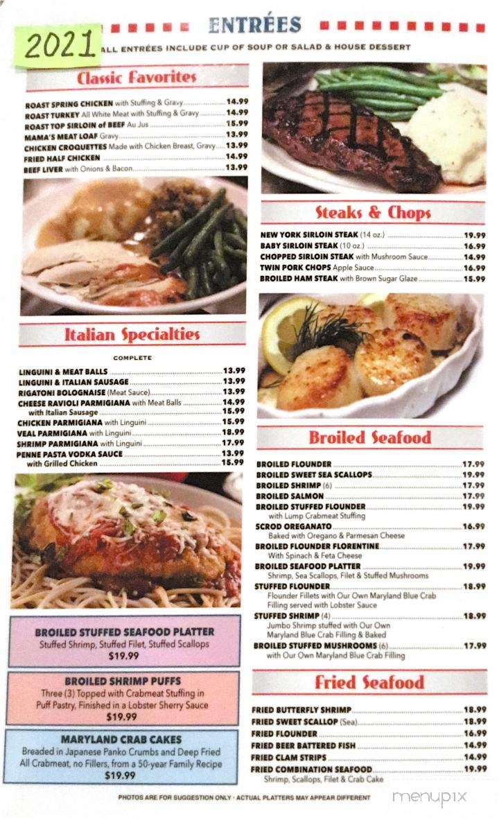 Silverton Diner - Toms River, NJ menu_pic