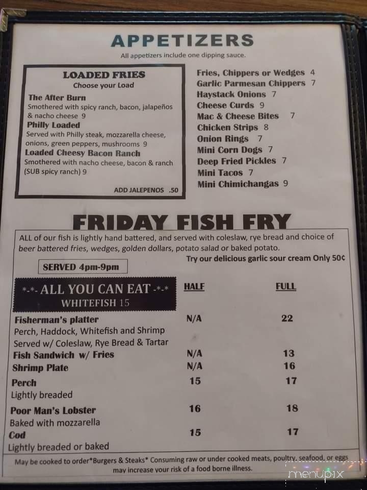 Coachlight Bar & Grill - Shawano, WI menu_pic