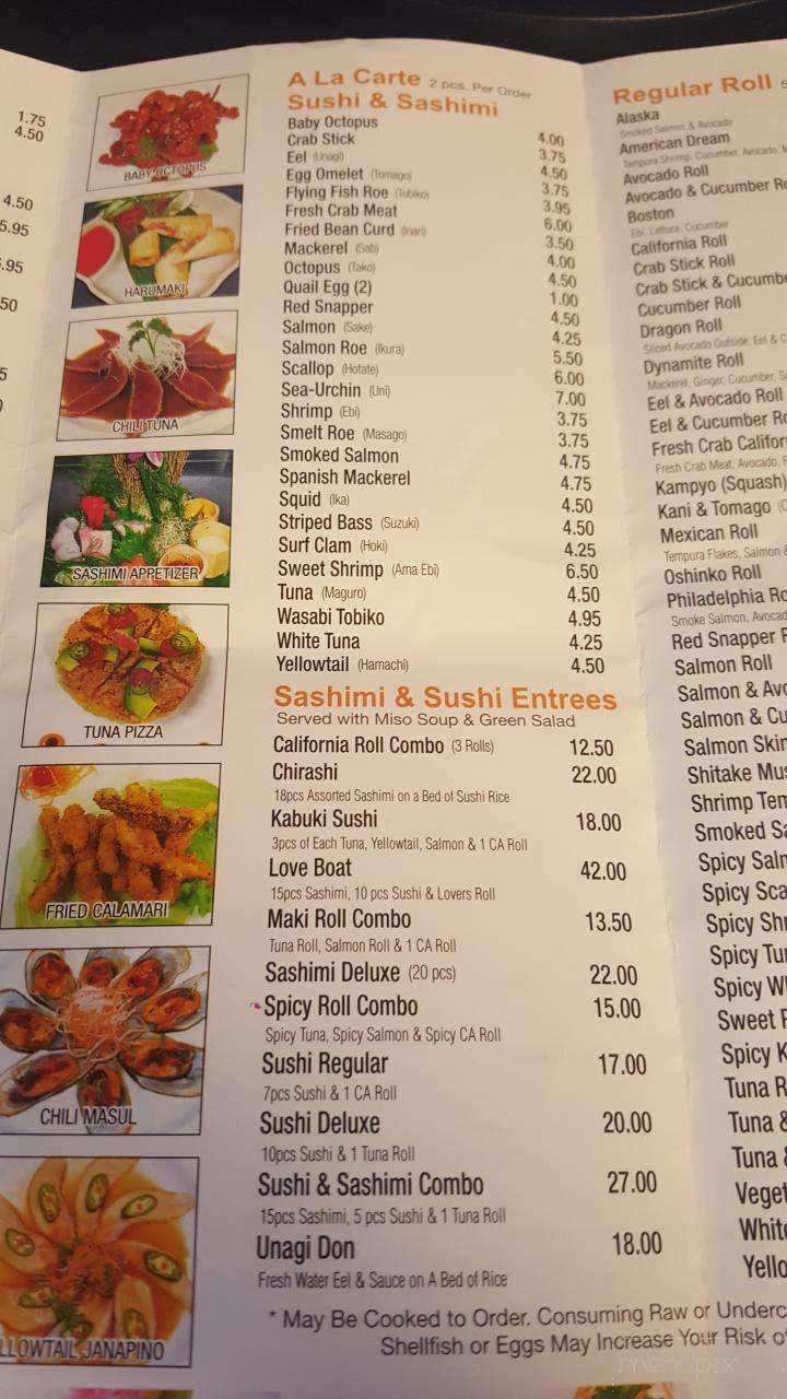 Kabuki Japansese - Peckville, PA menu_pic