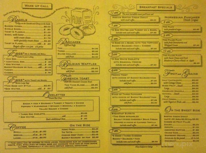 Tic Toc Cafe - Saint James, NY menu_pic