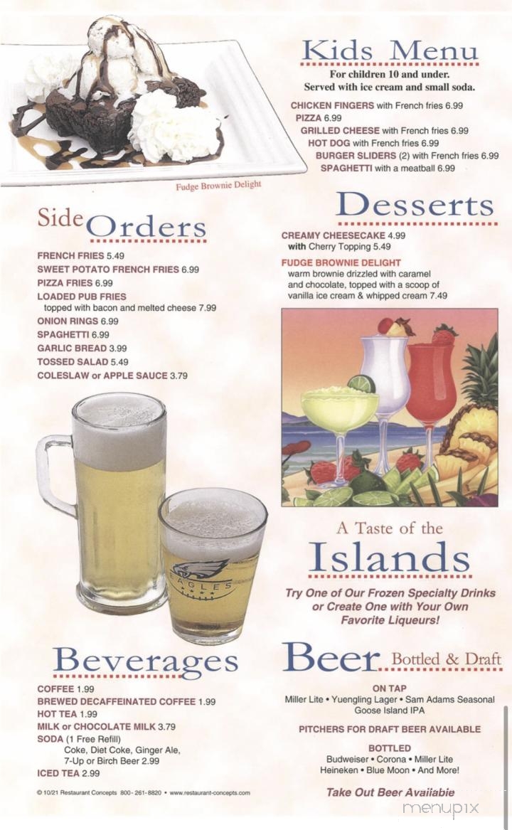 The Pub Neighborhood Grill & Bar - Quakertown, PA menu_pic
