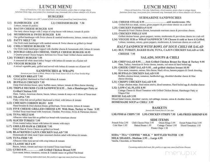 Leo's Diner - Orlando, FL menu_pic
