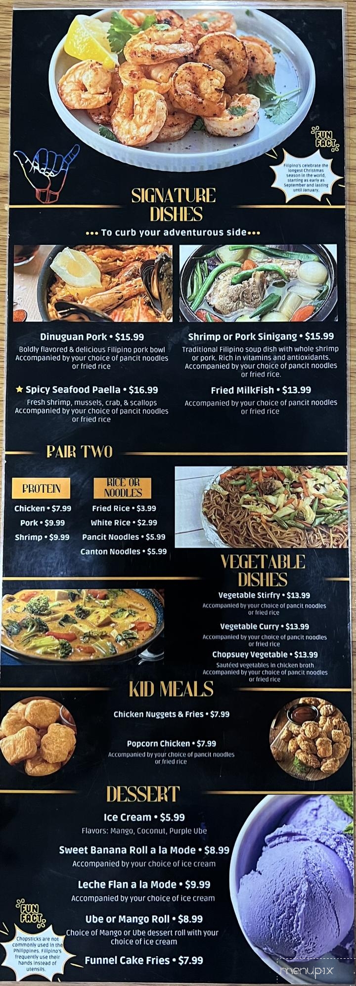 Philippines Best Food Carry-out - Parkersburg, WV menu_pic