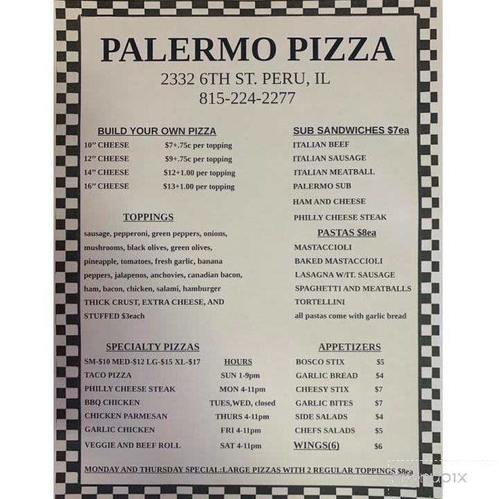 Palermo Pizza - Peru, IL