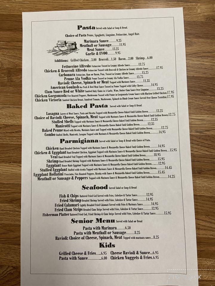 Pavilion Restaurant - Bristol, CT menu_pic