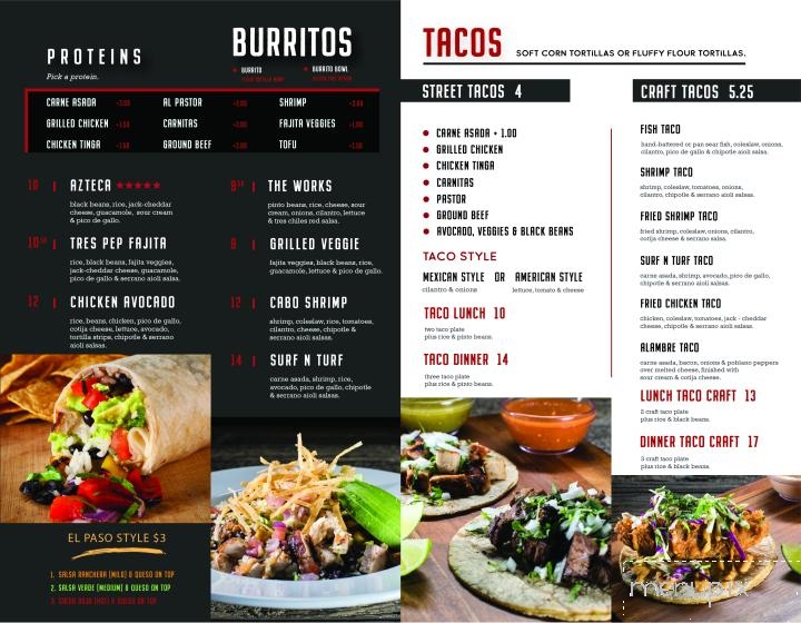 Mixteco Grill - Chicago, IL menu_pic